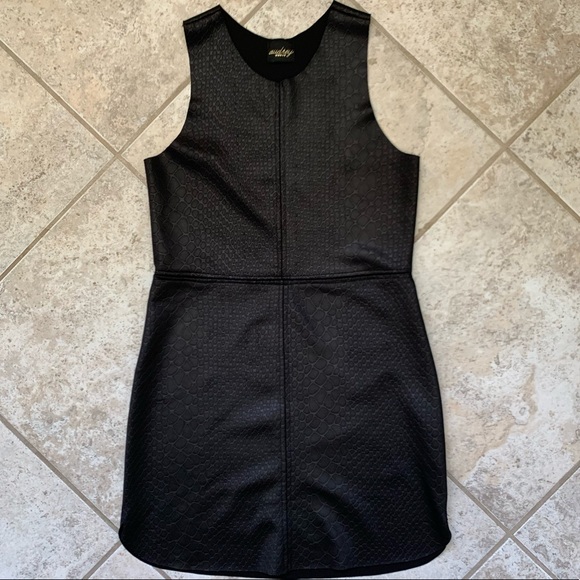 Dresses & Skirts - Boutique Leather Black Dress
